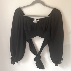 Hello Molly cropped blouse